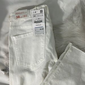 Zara high waist ankle jeans